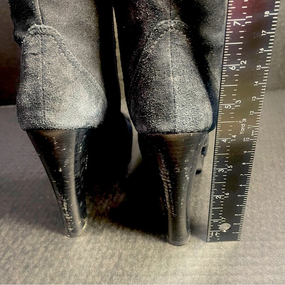Michael Kors Black Suede Tall Boots EUC 5.5M Price Firm - Picture 5 of 15